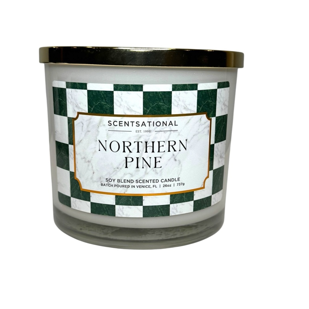 Scentsational Northern Pine Natural Soy Blend Candle, 26 oz